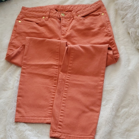 Tory Burch salmon jeans - Picture 2 of 7
